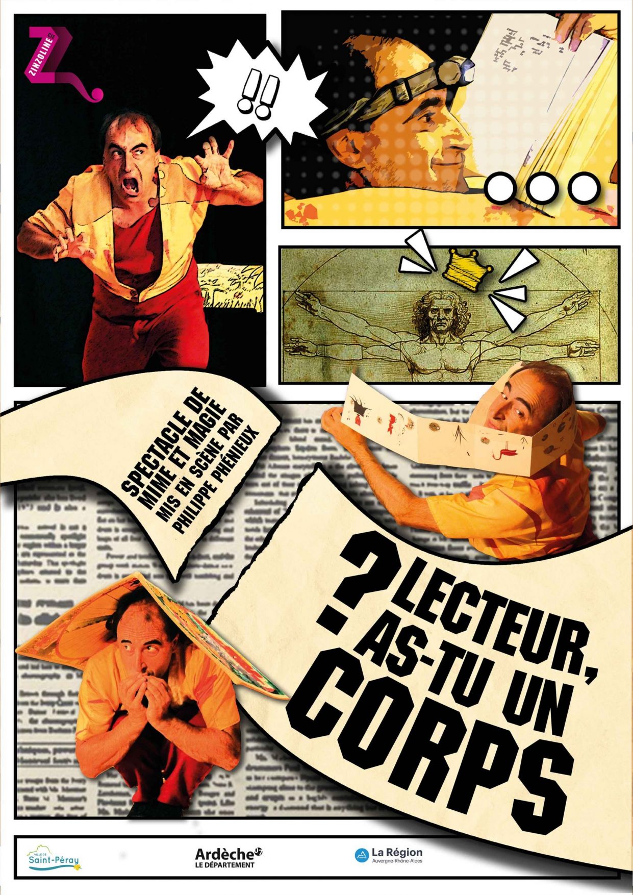 Spectacle LECTEUR AS-TU UN CORPS ?