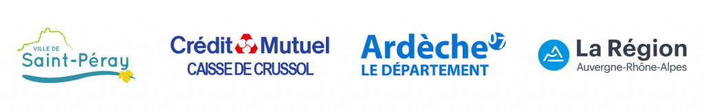 Logos Saint-Péray, Crédit Mutuel, Ardèche, Région AURA