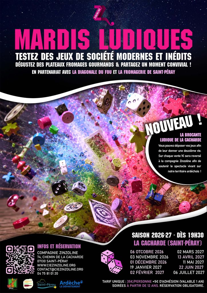 Soirées ludiques à la Cacharde
